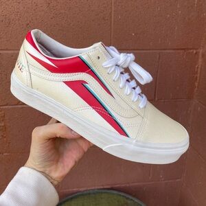New Vans Old Skool David Bowie Aladdin Sane Shoes Size 10 Woman’s